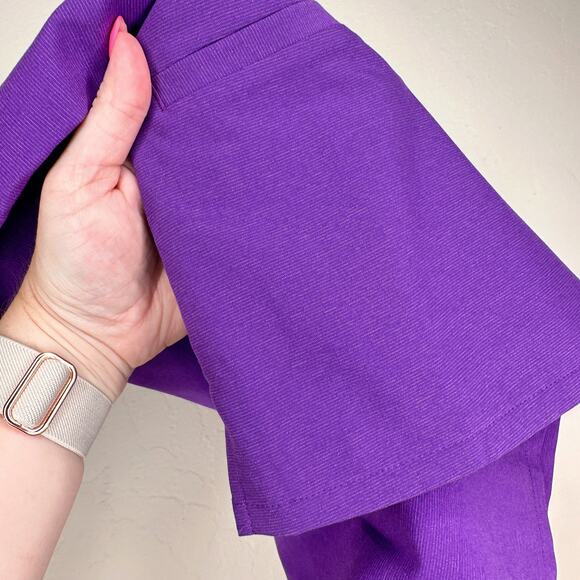 Figs Casma Three Pocket Technical Scrub Top Ultraviolet Purple Womens XS - Picture 8 of 16